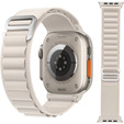 Pasek Nylonowy do Apple Watch 1/2/3/4/5/6/7/8/9/10/SE 38/40/41/42mm, Biały