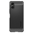 Etui Spigen Case do Sony Xperia 10 VI, Rugged Armor, Matowe, Czarne