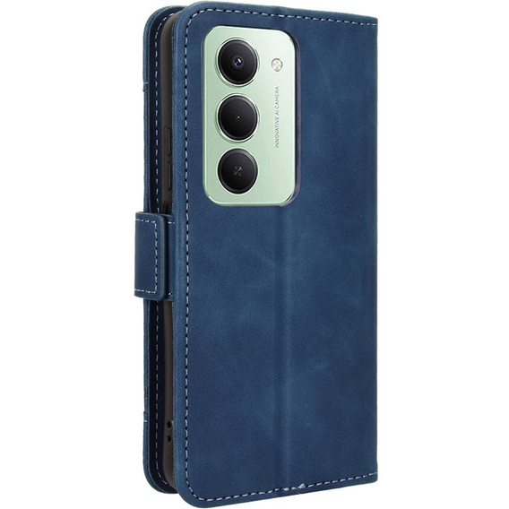 Etui z klapką do Xiaomi Redmi 15 5G / 4G, Card Slot, granatowe