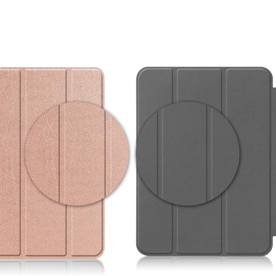 Etui do iPad 11" 2025 A16 (11 gen.) / iPad 10.9" 2022 (10 gen.), Smartcase z miejscem na rysik, różowe