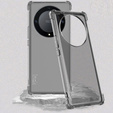 Etui IMAK do Honor Magic 5 Lite, Dropproof, przezroczyste / czarne