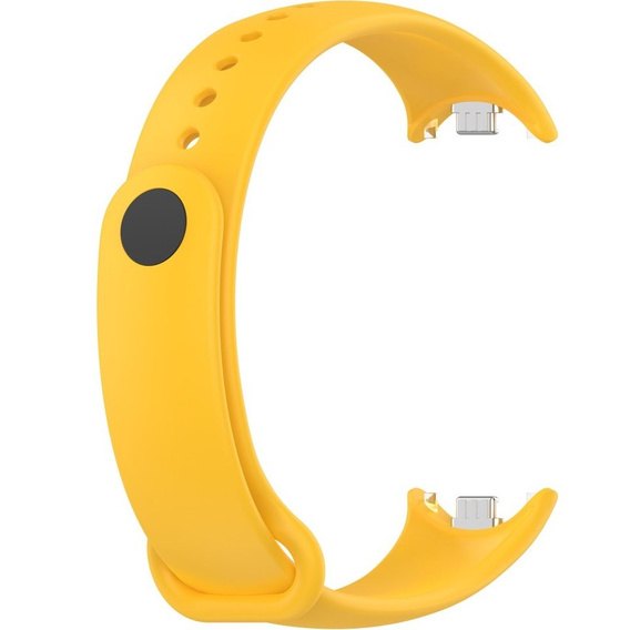 Pasek Silikonowy do Xiaomi Smart Band 10 / 9 / 8, Żółty