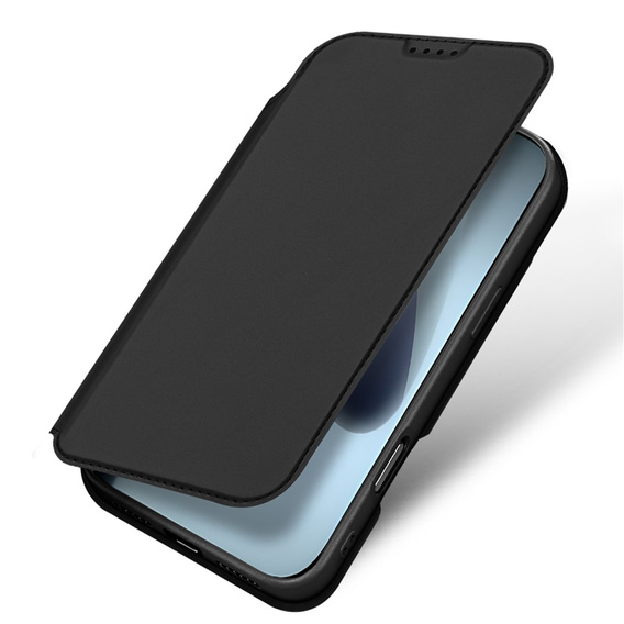Etui z klapką Dux Ducis do iPhone 17 Pro Max, Skin Pro, czarne