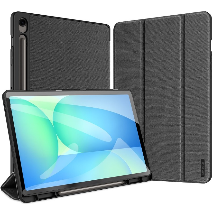 Etui Dux Ducis Domo Series na Samsung Galaxy Tab S10 FE+ w kolorze czarnym