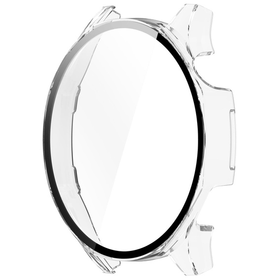 2w1 Etui + Szkło Hartowane do Huawei Watch GT 5 46mm, Przezroczyste