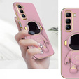 Etui do Infinix Hot 50 4G, Astronaut, fioletowe