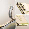 Etui do Samsung Galaxy S23 FE, Electro MagSafe, złote + Szkło na ekran