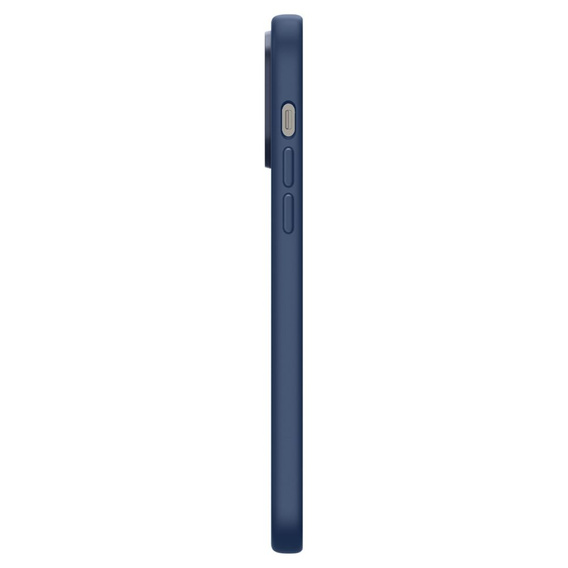 Etui Spigen do iPhone 14 Pro, Silicone Fit MagSafe, Navy Blue