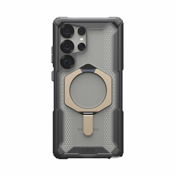 Etui Urban Armor Gear do Samsung Galaxy S25 Ultra, Plasma XTE MagSafe Kickstand, przezroczyste/szare