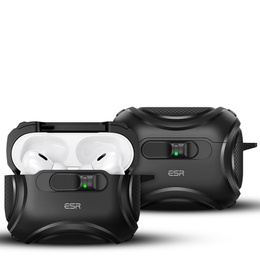 ESR Etui na słuchawki Airpods Pro 3, Cyber Flicklock Halolock MagSafe, black