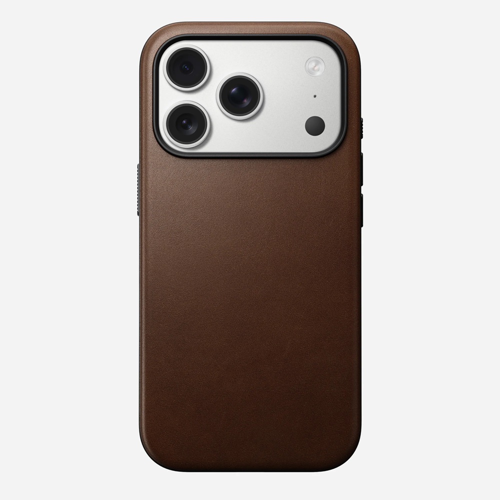 Etui Nomad do iPhone 17 Pro, Modern Leather Case, brązowe