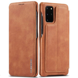 Etui z klapką do Samsung Galaxy S20 FE, LC.IMEEKE, brązowe