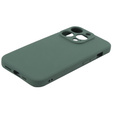 Etui do iPhone 15 Pro Max, Silicone Lite, ciemnozielone