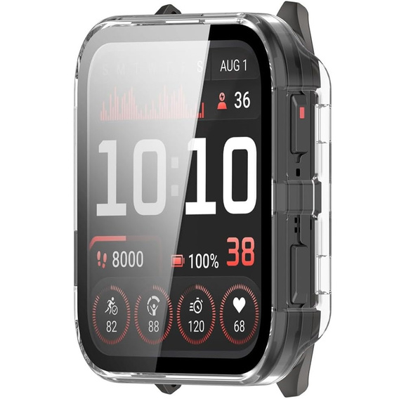 2w1 Etui + Szkło Hartowane do Garmin Venu X1, Przezroczyste