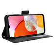 Etui z klapką do Samsung Galaxy A15 4G / 5G, Card Slot, czarne