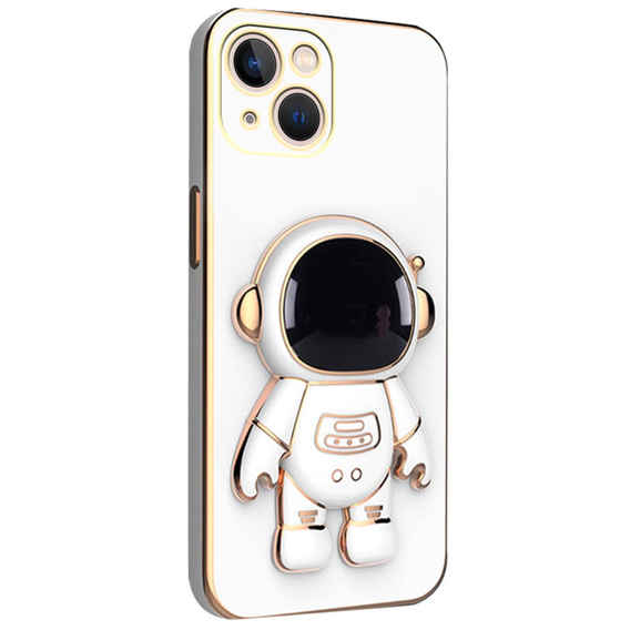 Etui do iPhone 13 Mini, Astronaut, białe