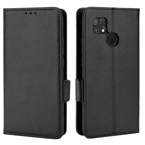 Etui Wallet do Xiaomi Poco C40 4G, Magnetic Clasp - Black