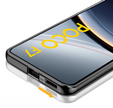 Etui do Xiaomi Poco F7, Magnetic Dual Glass, czarne