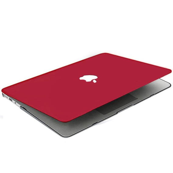 Etui do Macbook Pro 14.2 A2442, HardShell, czerwone