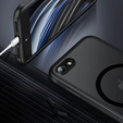 Etui do iPhone 7/8/SE 2020/SE 2022, do MagSafe, Hybrid Case Matte, czarne + Szkło hartowane