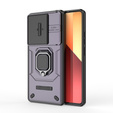 Etui do Xiaomi Redmi Note 13 Pro 4G / Xiaomi Redmi Note 14S / Xiaomi Poco M6 Pro 4G, KickStand Camera Lens, fioletowe