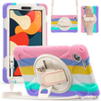 Pancerne etui do Lenovo Tab One 8,7", z podstawką i paskiem na ramię – wielokolorowe
