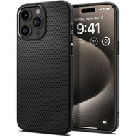 Etui Spigen do iPhone 15 Pro Max, Liquid Air, Czarne