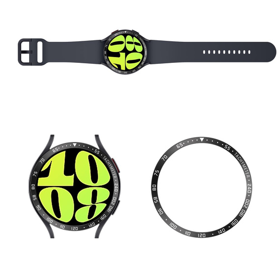 Nakładka Bezel Ring do Samsung Galaxy Watch 6 44mm, Czarna