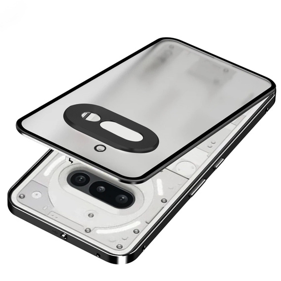 Etui do Nothing Phone 3A, Frame Case, czarne