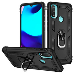 Etui pancerne do Motorola Moto E20/E30/E40, Nox Case Ring, czarne