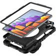 Pancerne etui do Xiaomi Redmi Pad 2, z podstawką i paskiem na ramię – czarne