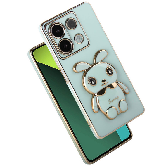 Etui do Xiaomi Redmi Note 13 Pro 5G, Rabbit, zielone + Szkło Hartowane 9H