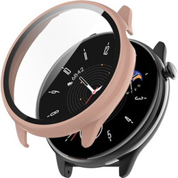 2w1 Etui + Szkło Hartowane do Amazfit GTR Mini, Różowe