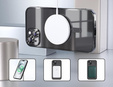 Etui do iPhone 13, Electro MagSafe, czarne + Szkło na ekran