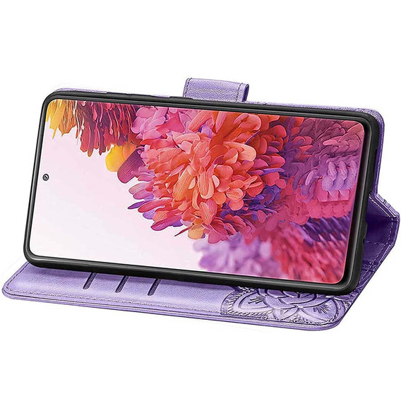 Etui z klapką do Xiaomi Redmi A5, Butterfly, fioletowe