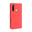 Etui z klapką do Xiaomi Redmi Note 8T, Card Slot, czerwone