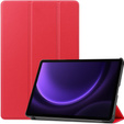 Etui do Samsung Galaxy Tab S10 Lite / S10 FE / S9 FE, Tri-fold, z miejscem na rysik, czerwone