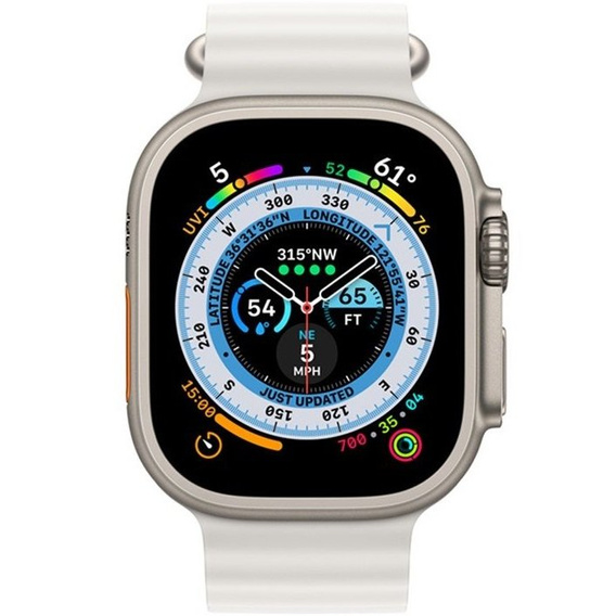 Pasek Silikonowy do Apple Watch 1/2/3/4/5/6/7/8/9/10/11/SE Ultra 1/2/3 42/44/45/46/49mm, Beżowy