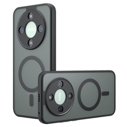 Etui do Honor Magic 8 Lite, Matt Case, do MagSafe, czarne