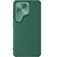 Etui do Samsung Galaxy S24, pancerne Nillkin, CamShield Prop, Zielone