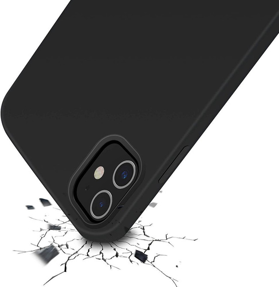 Etui do iPhone 12 Pro Max, Silicone Lite, czarne