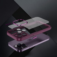 Etui do iPhone 15 Pro Max, ERBORD Impact Guard, bordowe