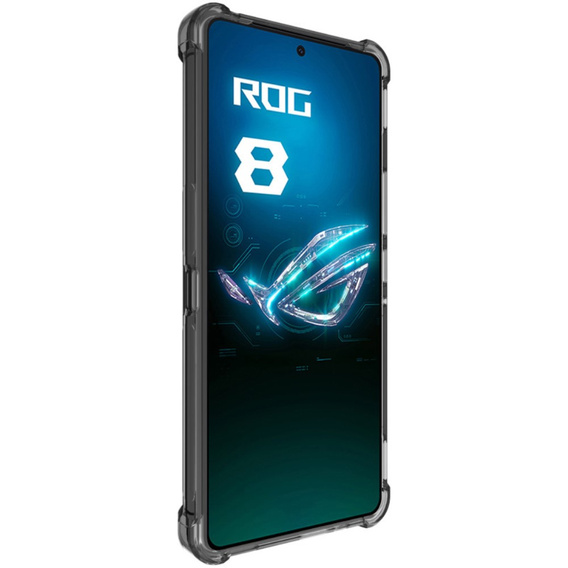 Etui IMAK do ASUS ROG Phone 8 Pro, Dropproof, przezroczyste / czarne