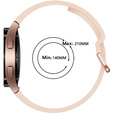 Pasek Silikonowy do Samsung Galaxy Watch 4/5/6/7 40/42/43/44/45/46/47mm, Różowy