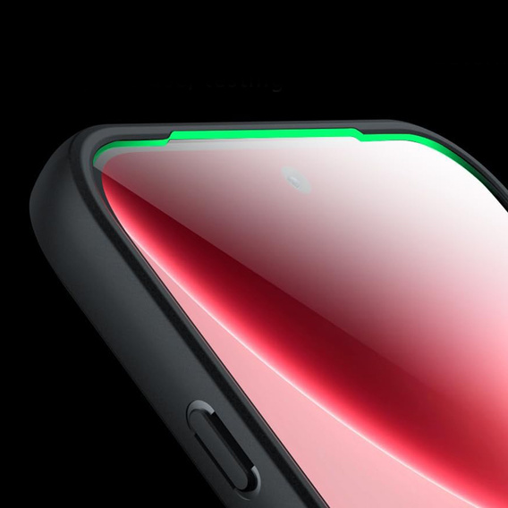 Etui do Oppo Find X9 Pro, Fusion Hybrid, przezroczyste z czarną ramką