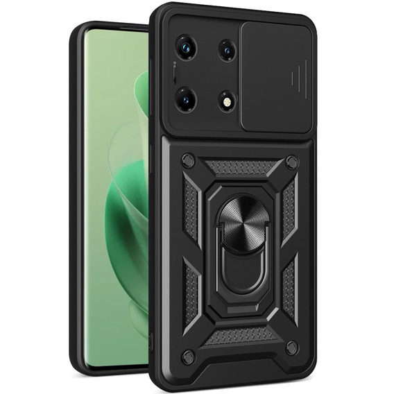 Etui pancerne do Infinix Zero 30 5G, CamShield Slide, czarne