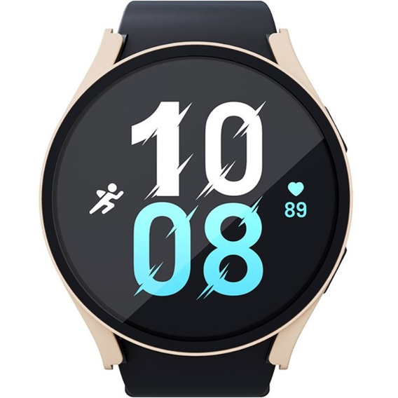 2w1 Etui + Szkło Hartowane do Samsung Galaxy Watch 5 40mm, Różowe