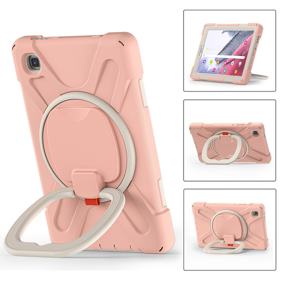 Etui dla dzieci do Samsung Galaxy Tab A7 Lite 8.7 T220/T225, Pancerne, dziecięce, Rose gold różowe