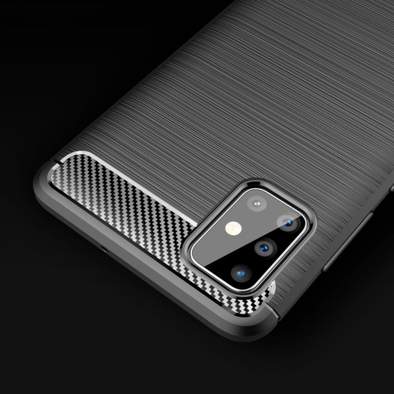 Etui do Samsung Galaxy M31S, Karbon, czarne