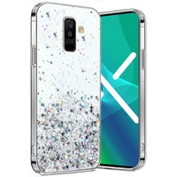 Etui do Samsung Galaxy A6 Plus 2018, Glittery, przezroczyste